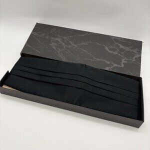 Vintage Pierre Balmain Paris Silk Cummerbund in box